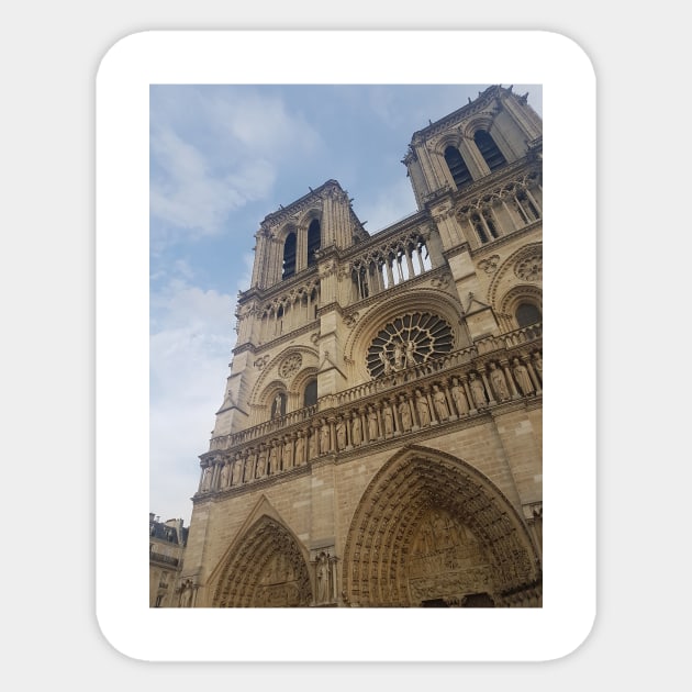 Notre Dame Catedral Sticker by jellysnap